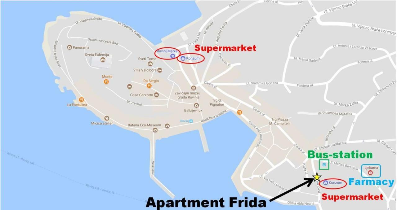 Apartment Frida โรวีน ภายนอก รูปภาพ
